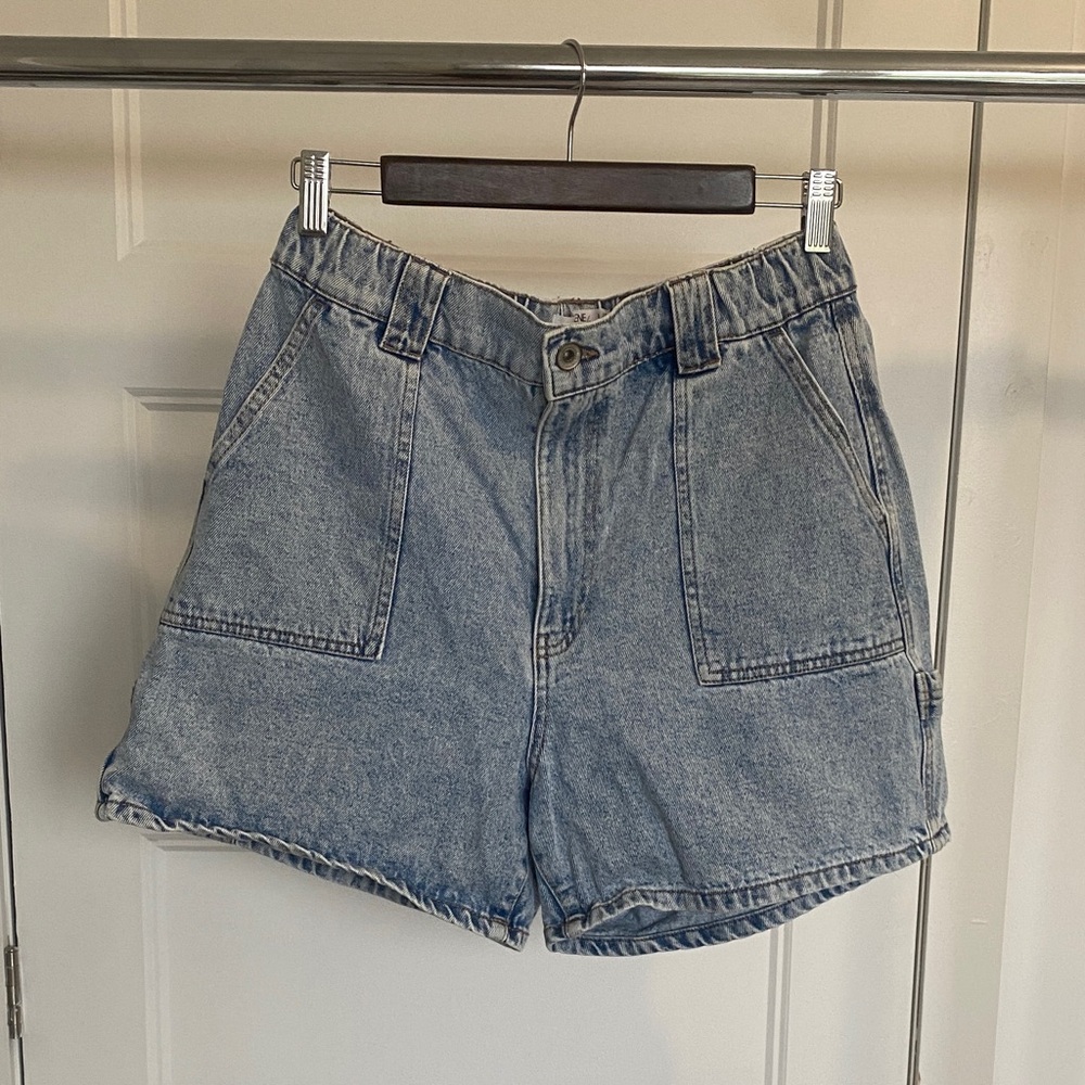 Light Blue Denim Women's Shorts